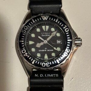 Citizen Promaster Eco-Drive Diver Watch Black Dial 300M Unisex